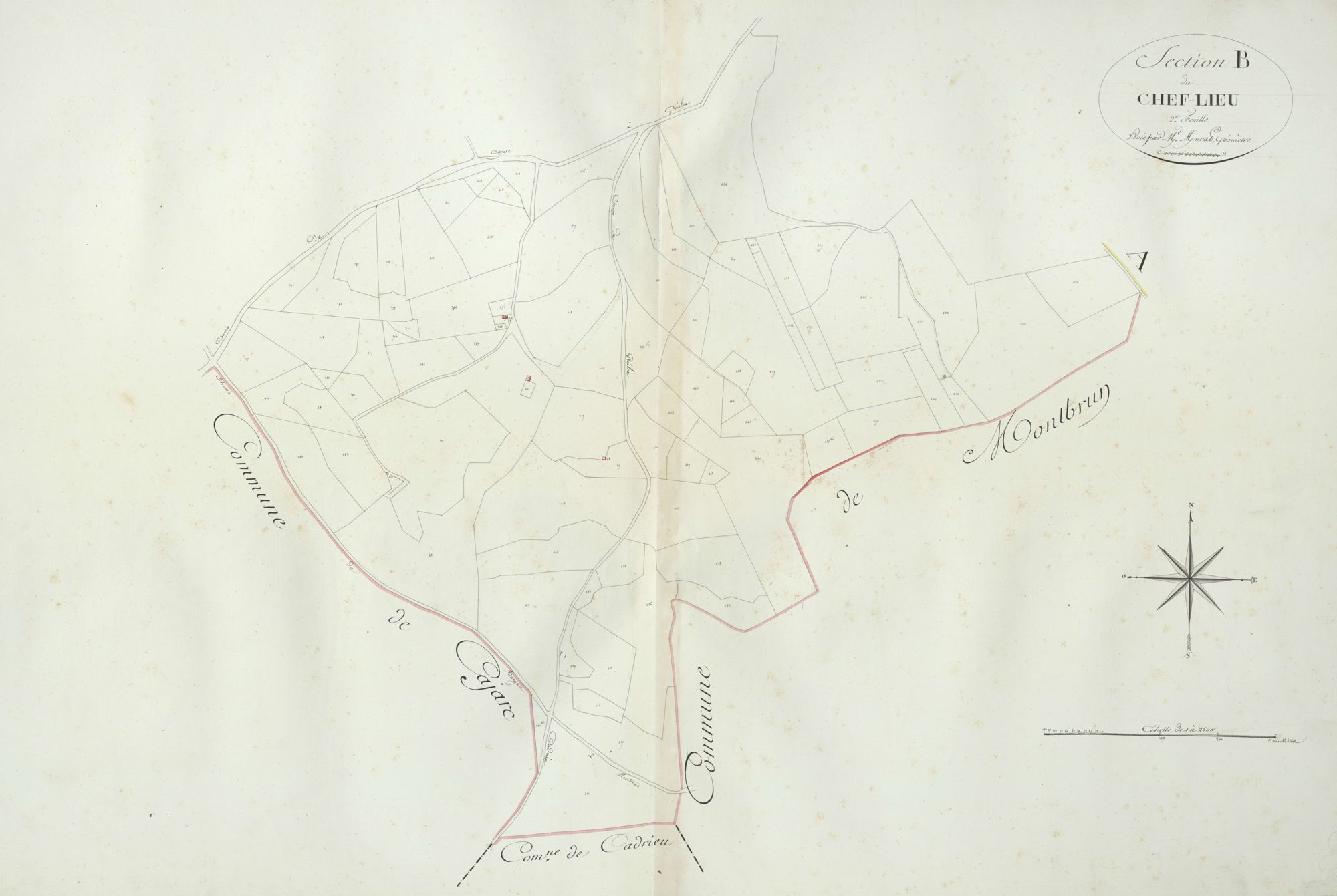 section B du Chef-Lieu, 2ème feuille