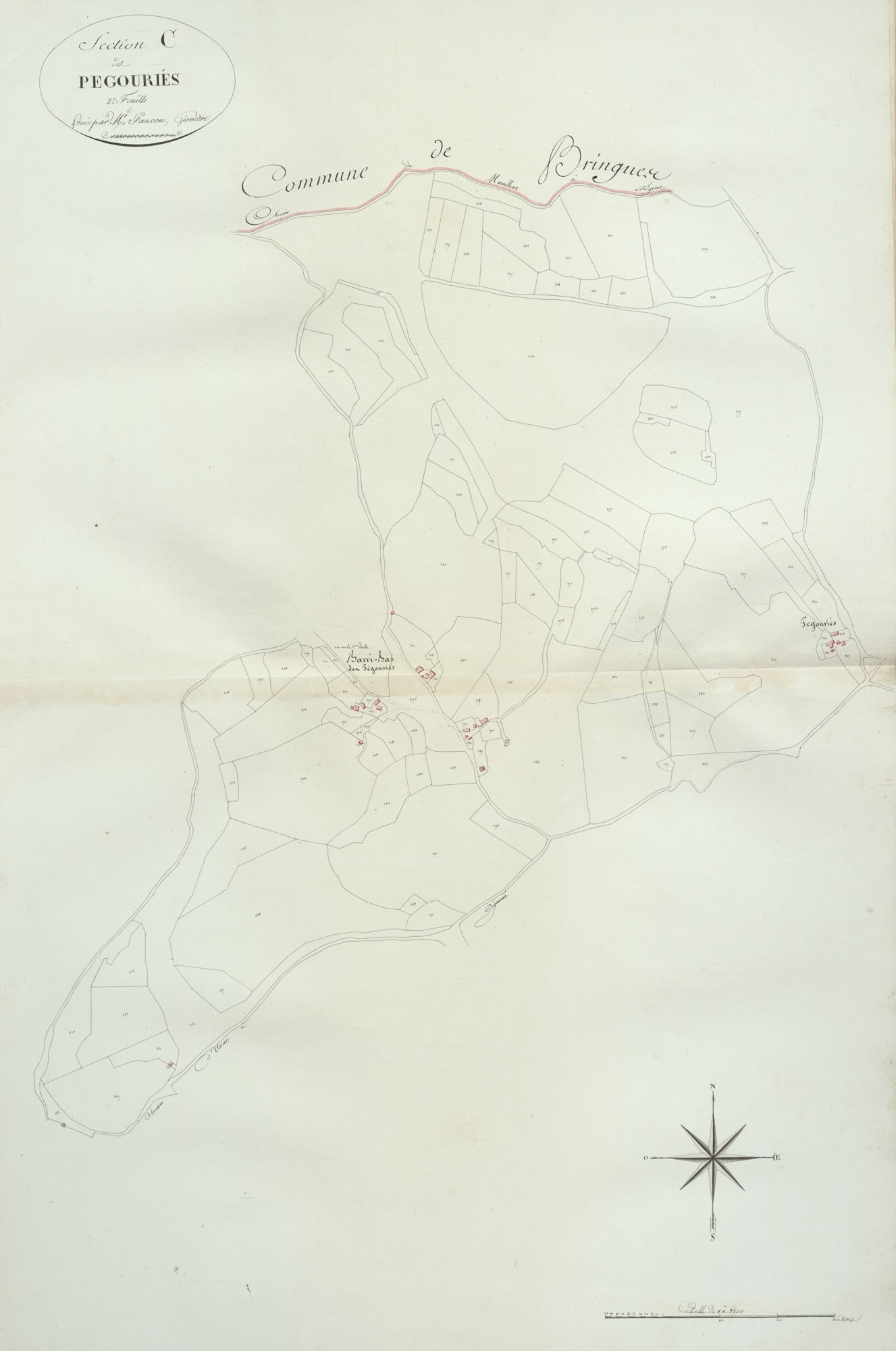section C des Pégouriés, 2ème feuille