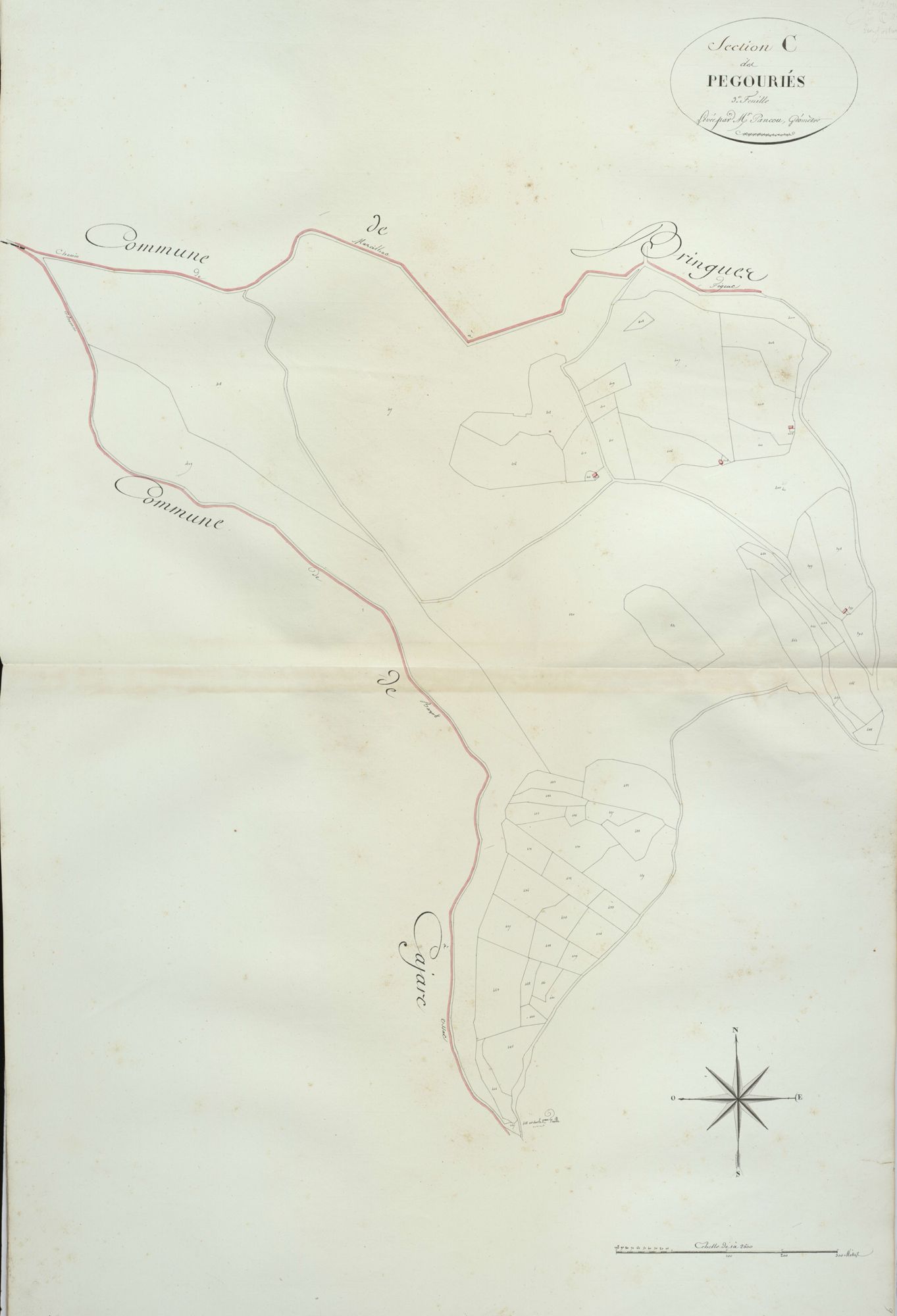 section C des Pégouriés, 3ème feuille