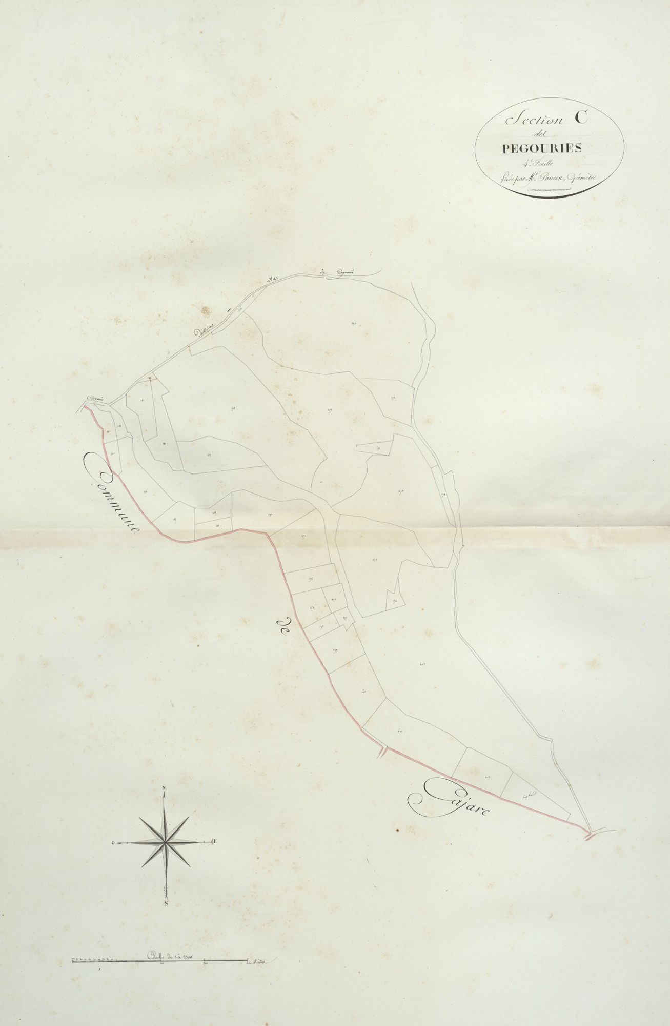 section C des Pégouriés, 4ème feuille