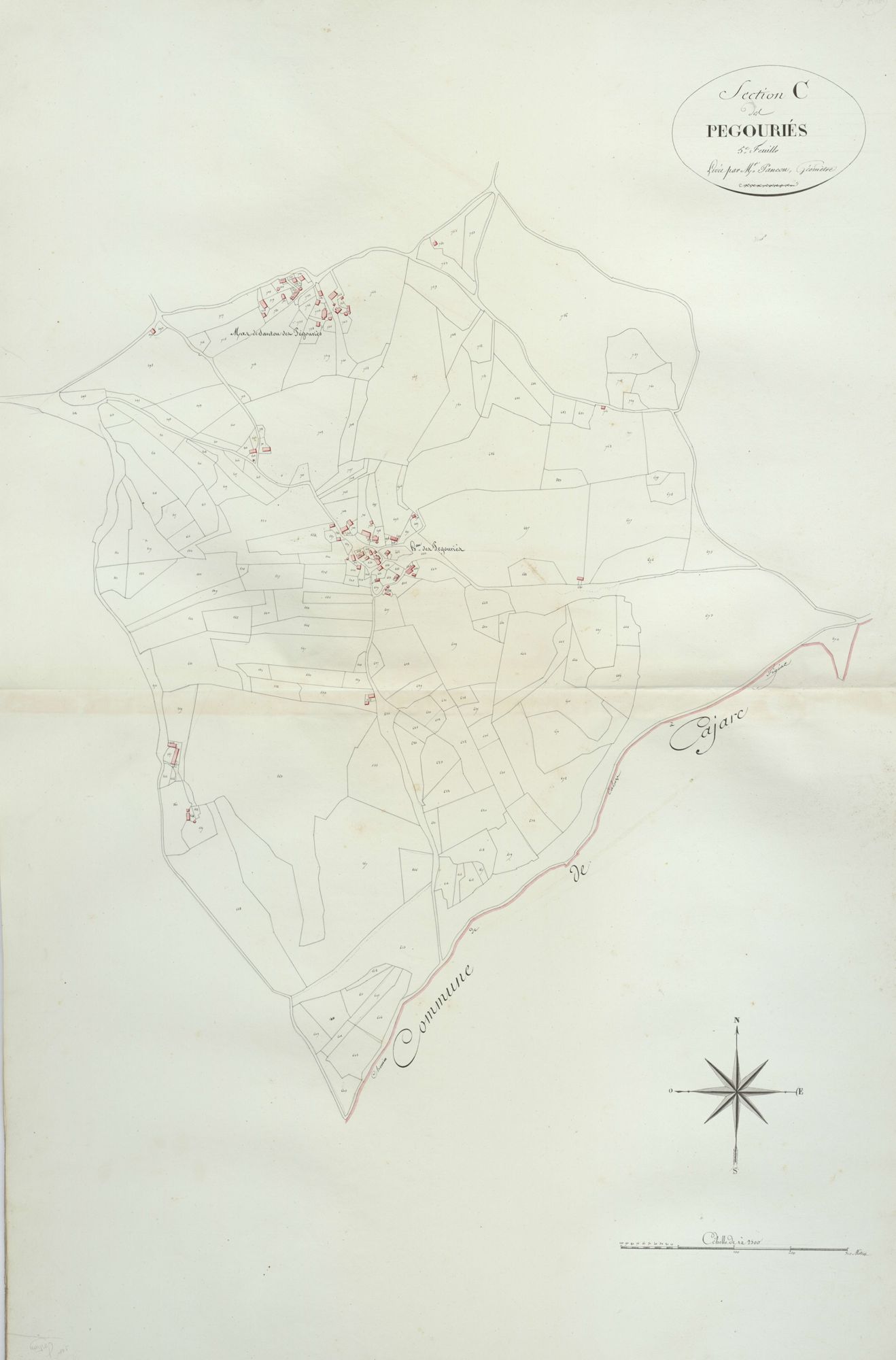 section C des Pégouriés, 5ème feuille