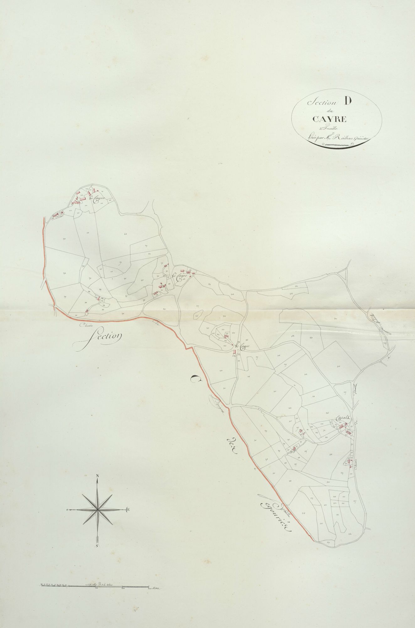 section D du Cayré, 2ème feuille