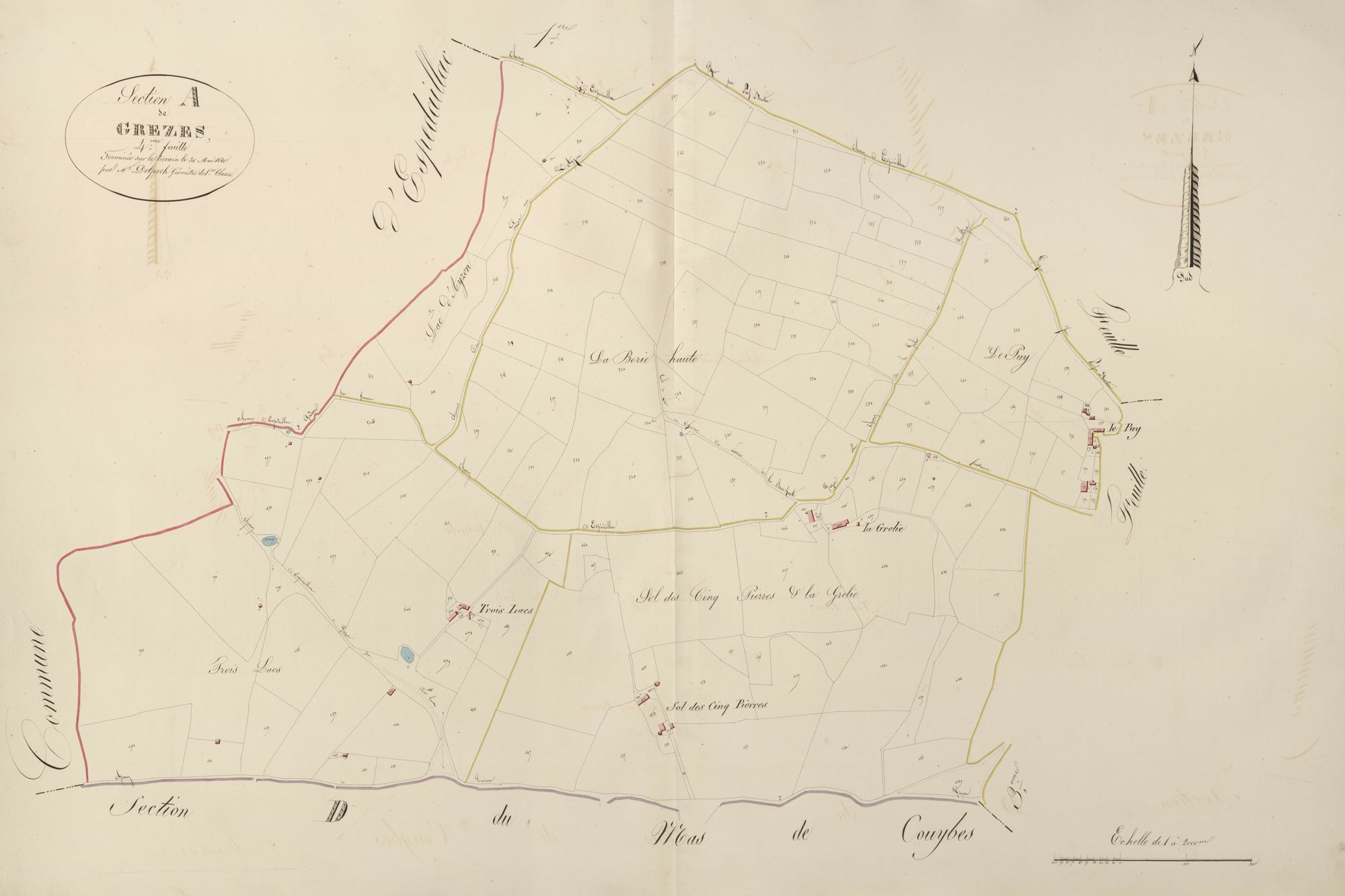 section A de Grezes, 4ème feuille