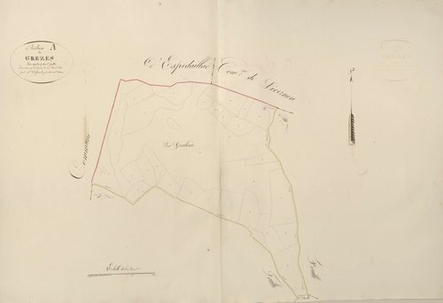 section A de Grezes, 1ère feuille
