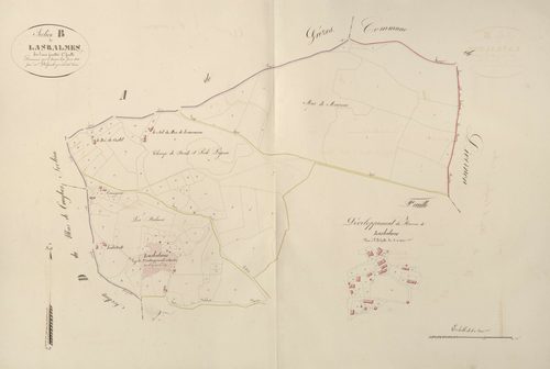 section B de Lasbalmes, 1ère feuille