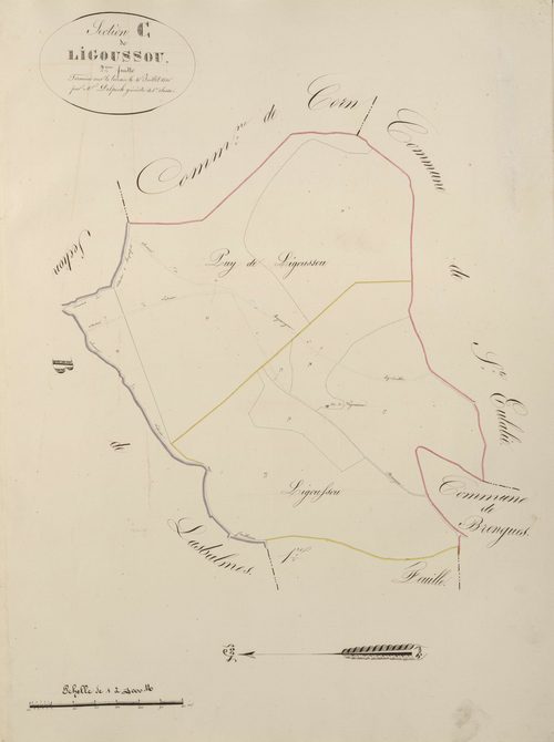 section C de Ligossou, 2ème feuille