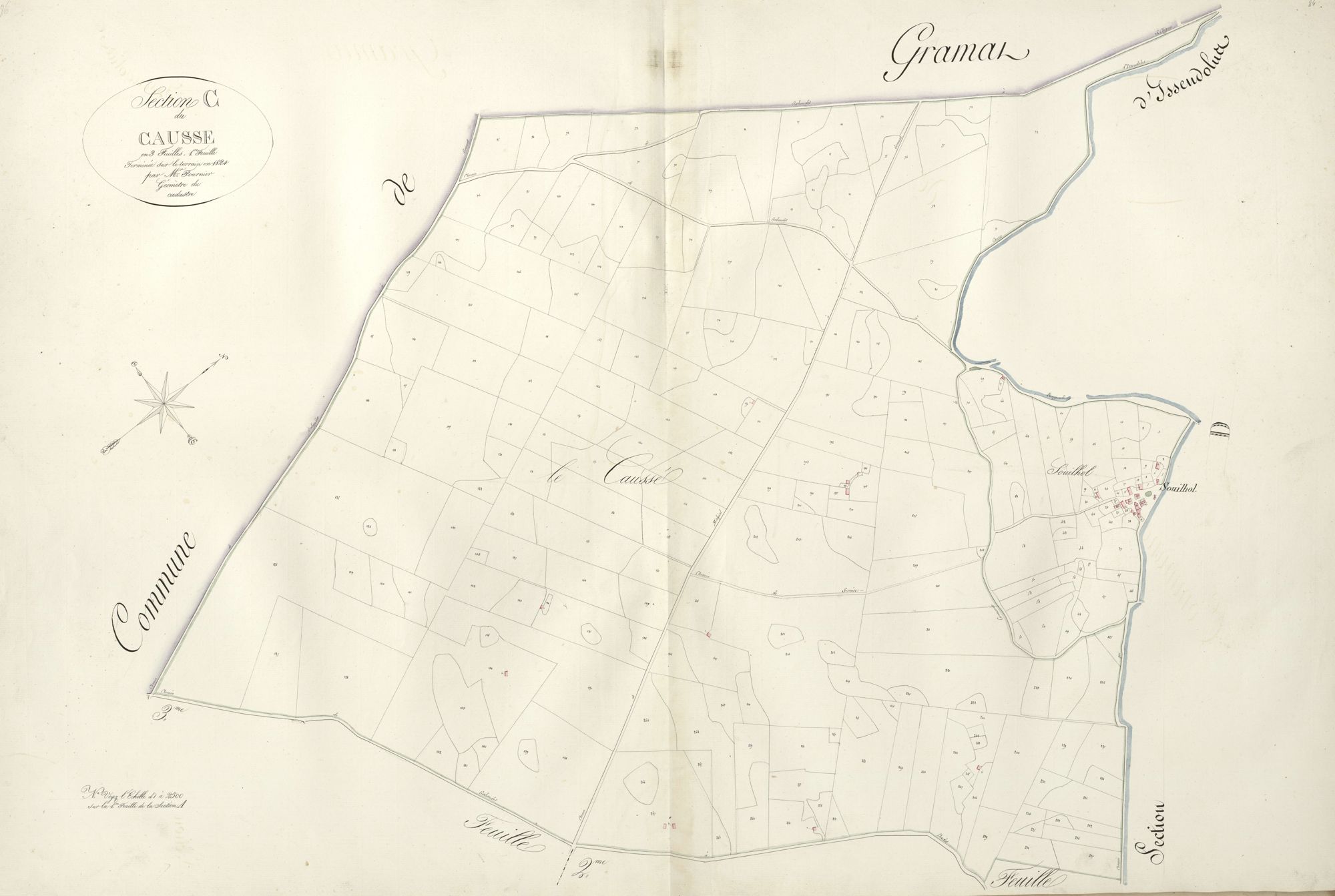 section C du Causse, 1ère feuille