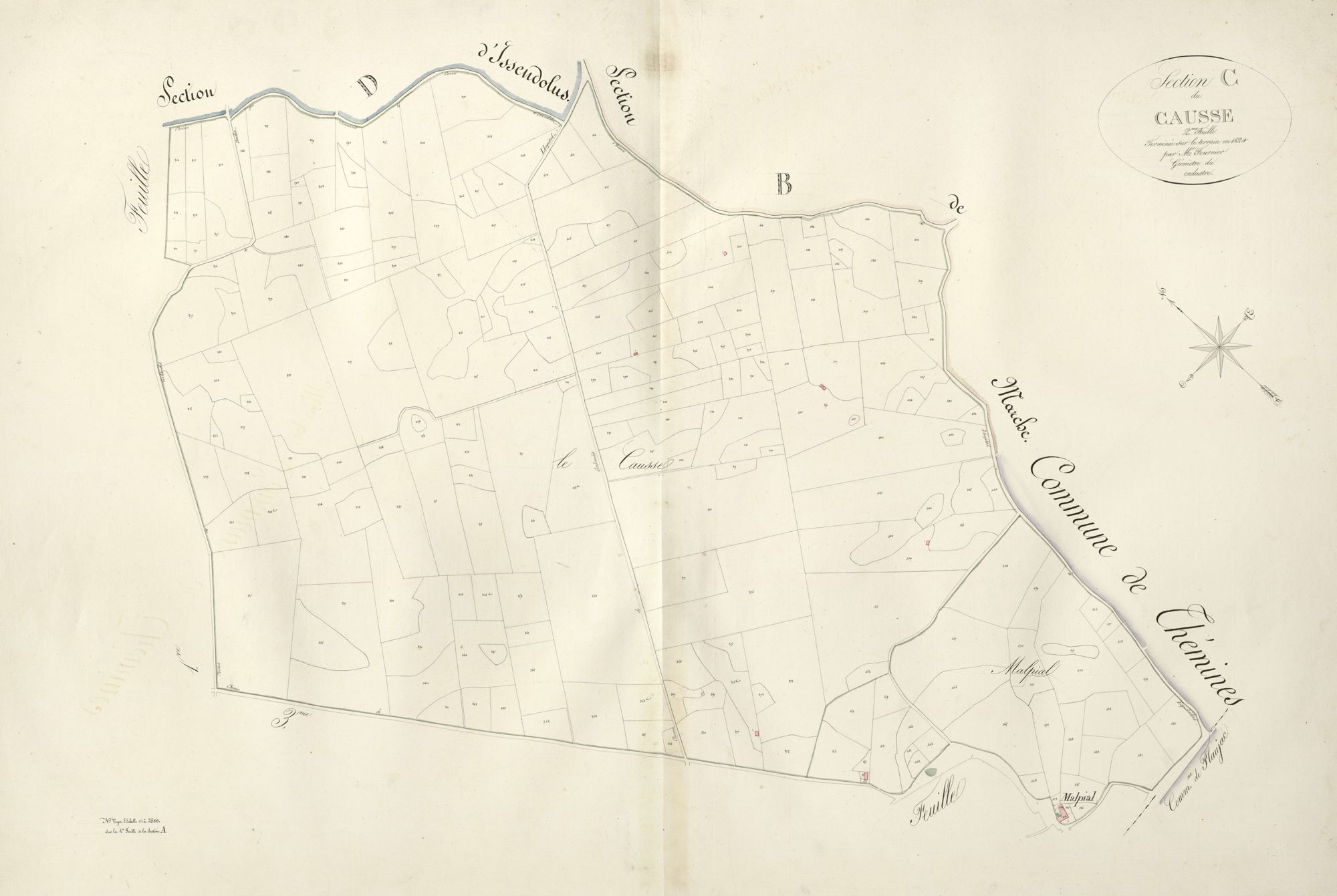 section C du Causse, 2ème feuille