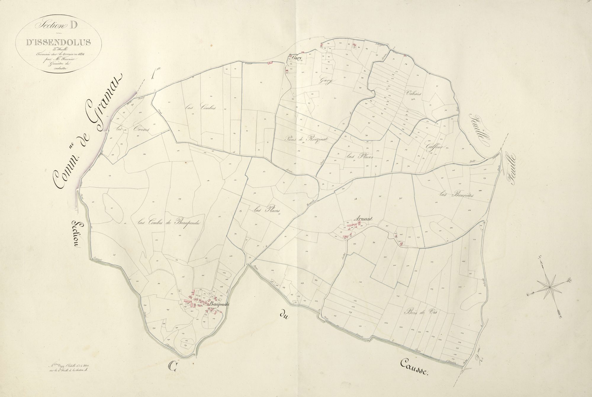 section D d'Issendolus, 3ème feuille