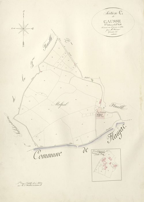 section C du Causse, 3ème feuille, 2ème subdivision