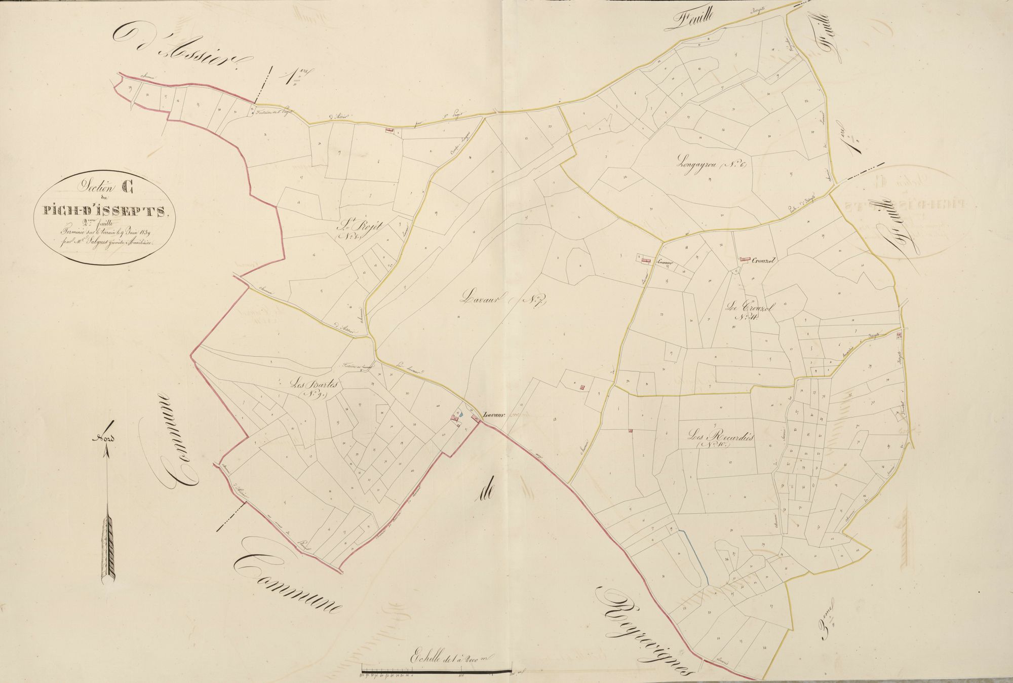 section C du Pech d'Issepts, 2ème feuille