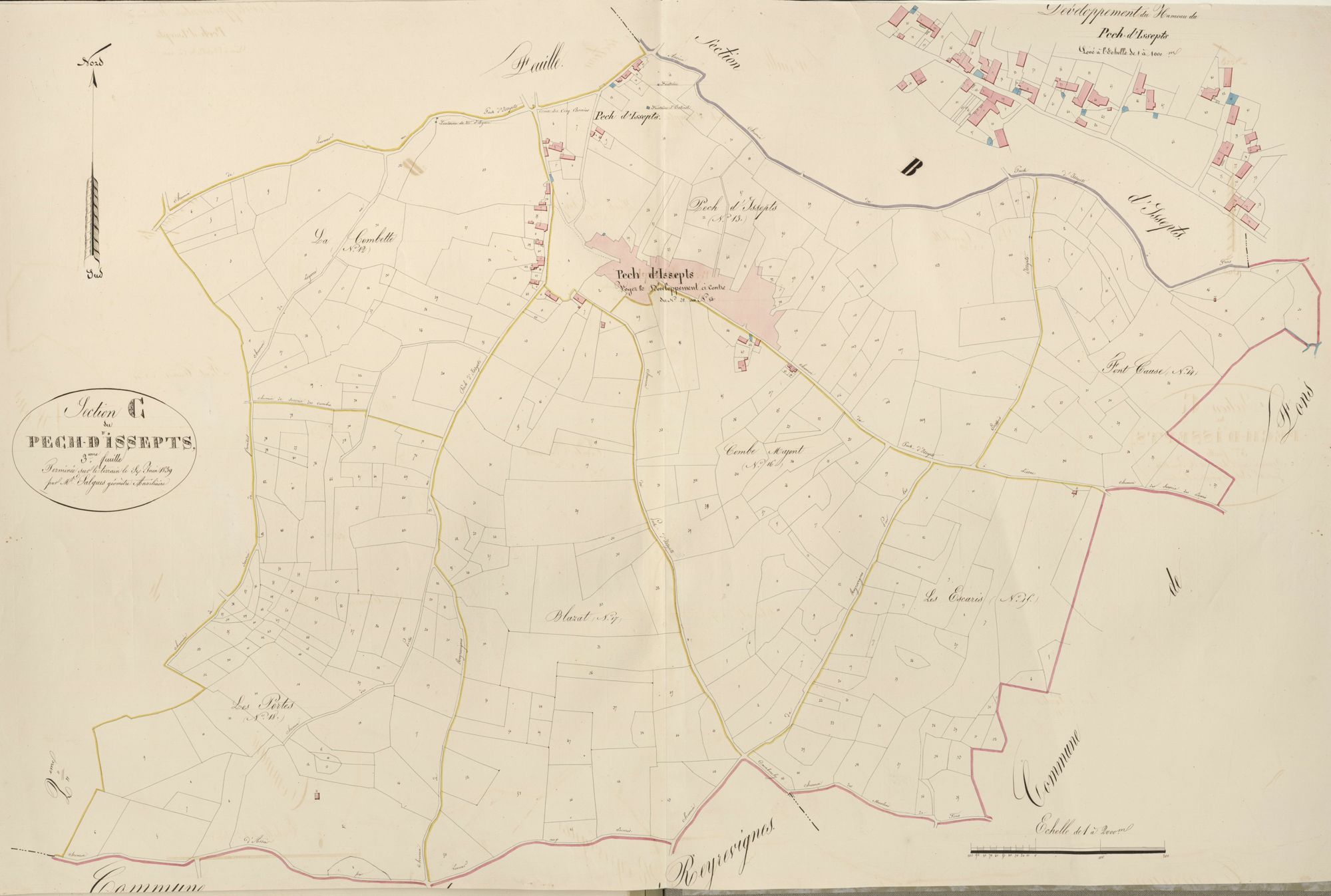section C du Pech d'Issepts, 3ème feuille