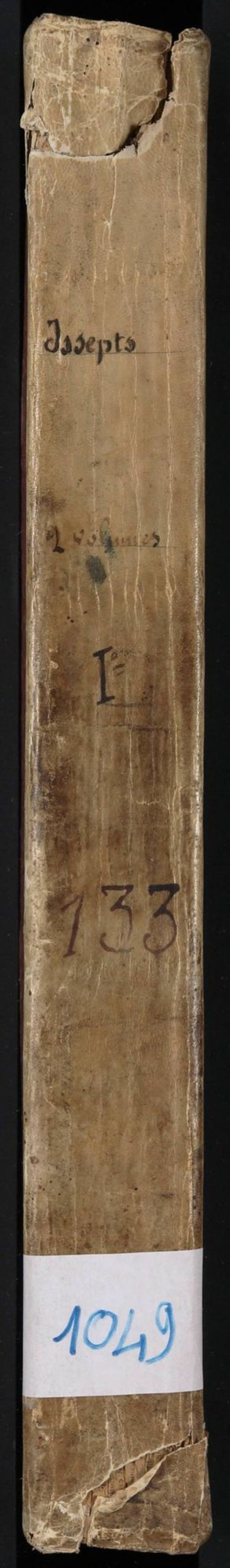Folios 1-600. Augmentations et diminutions (1842-1914)