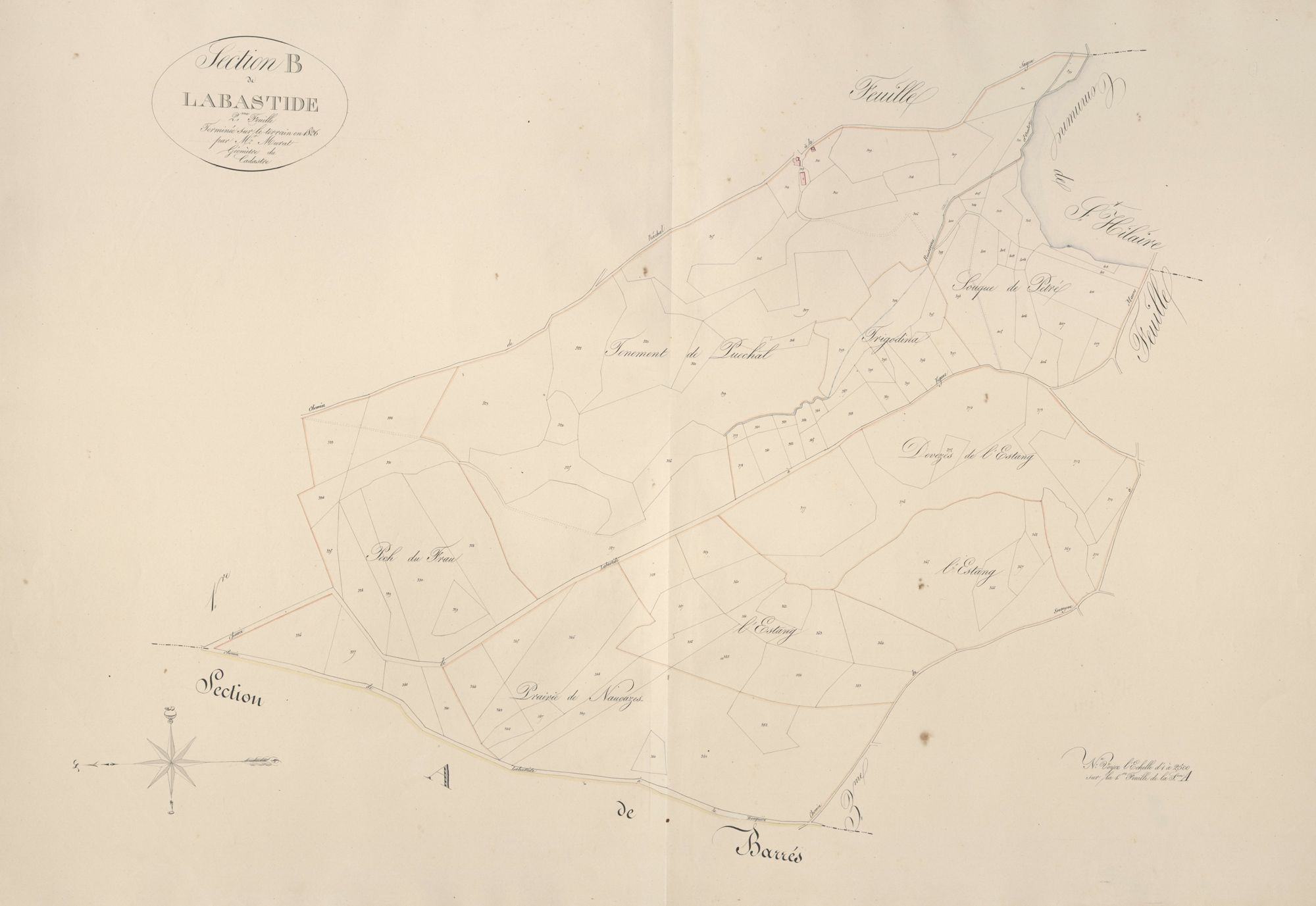 section B de Labastide, 2ème feuille