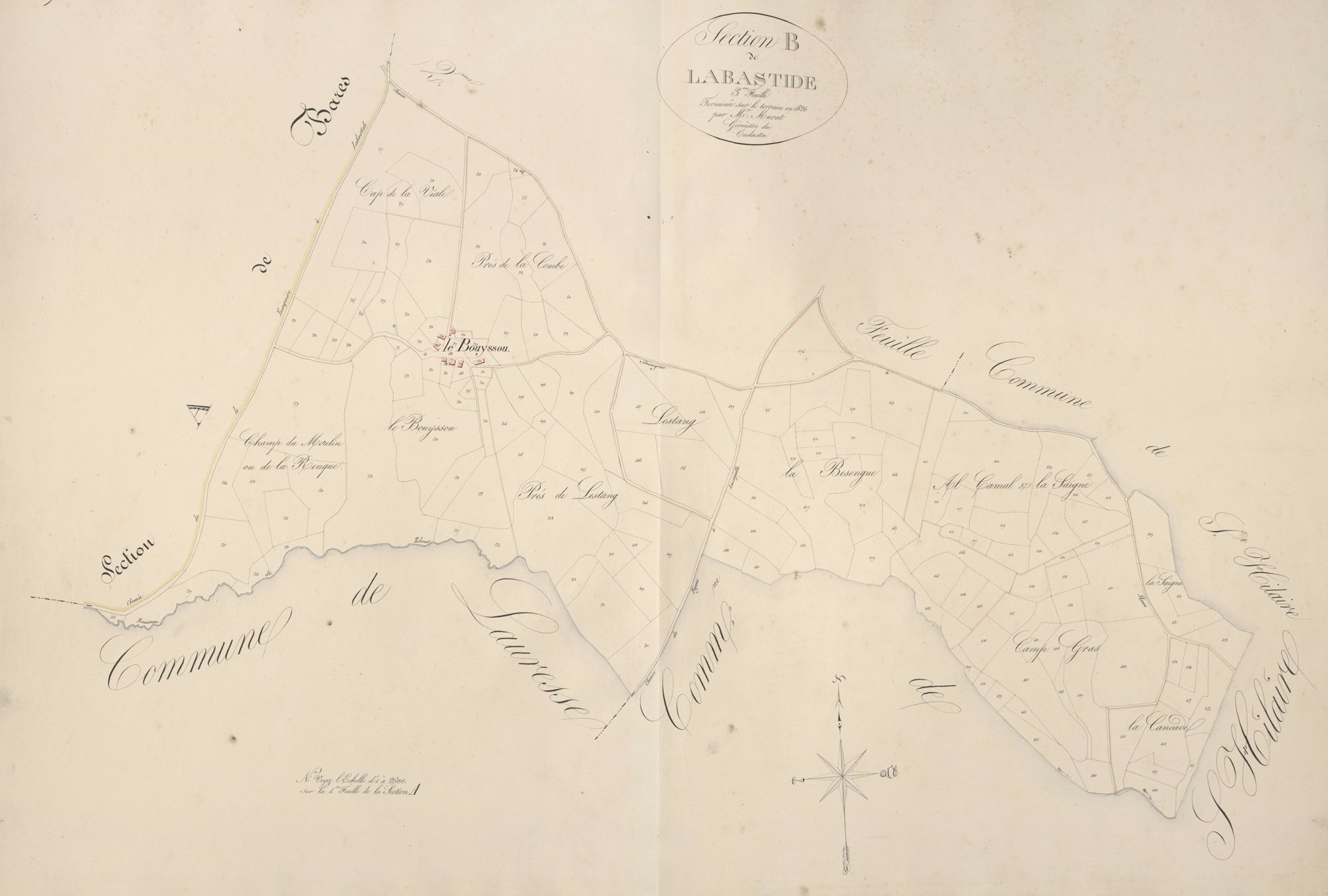 section B de Labastide, 3ème feuille