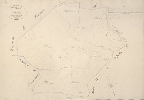 section A de Barres, 1ère feuille