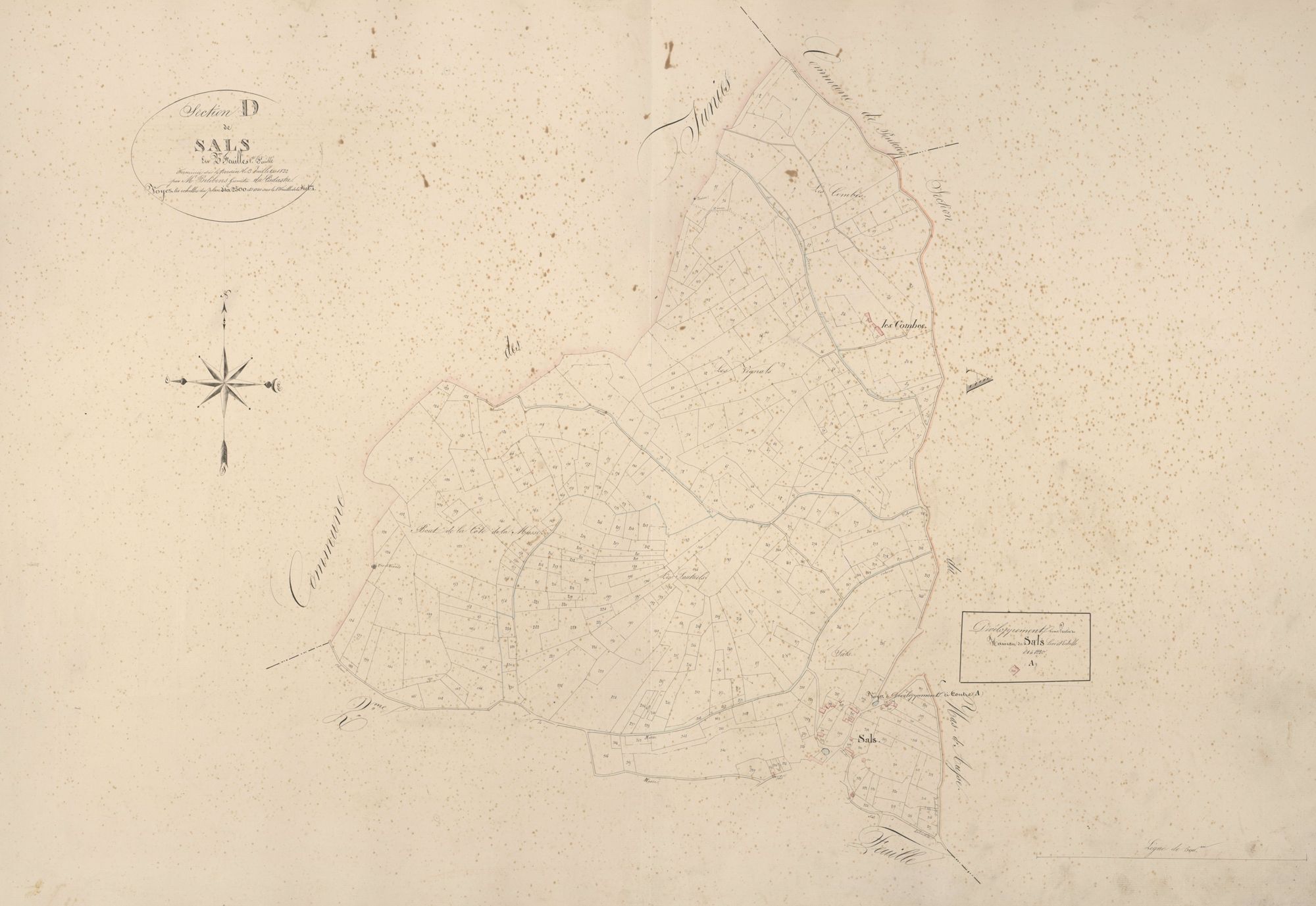 section D de Sals, 1ère feuille