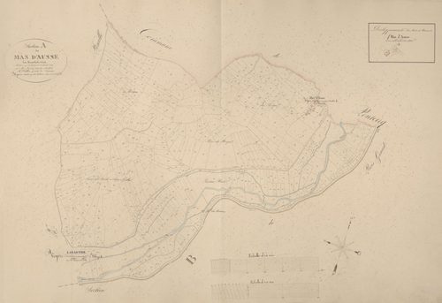 section A du Mas d'Ausse, 1ère feuille