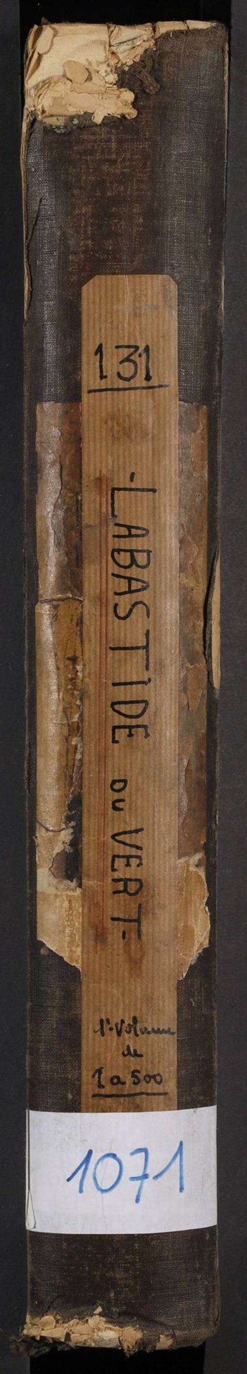 Folios 1-500. Augmentations et diminutions (1914-1945)