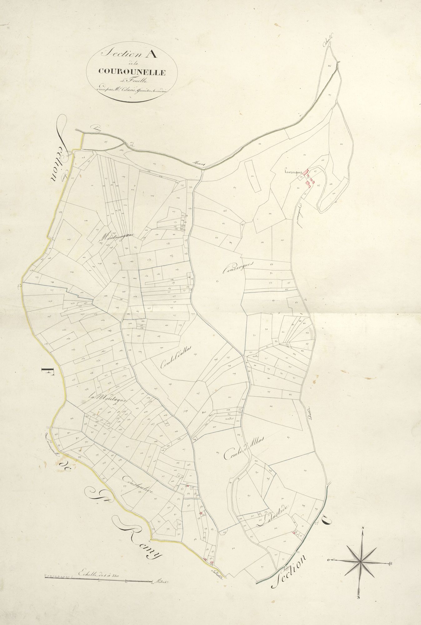 section A de la Courounelle, 4ème feuille