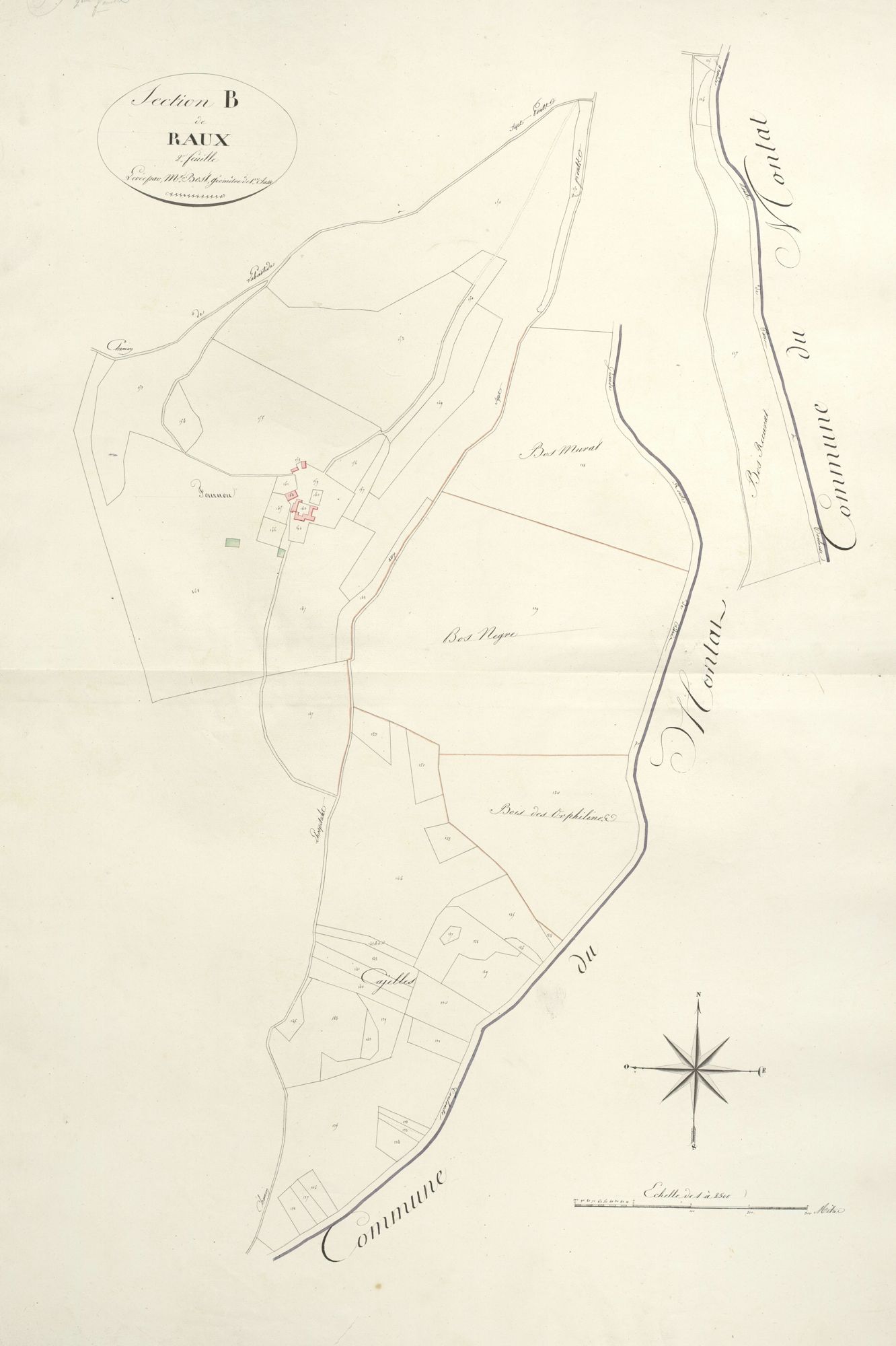 section B de Raux, 2ème feuille
