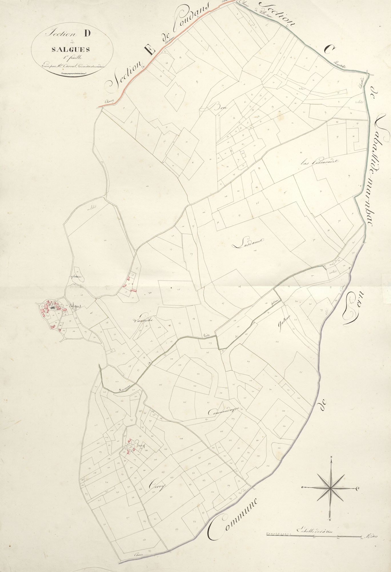 section D de Salgues, 1ère feuille