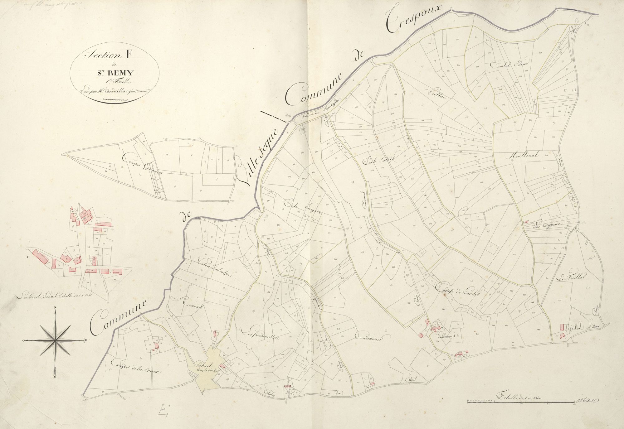 section F de Saint-Rémy, 1ère feuille