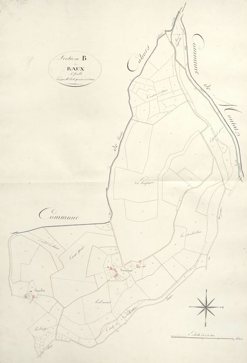 section B de Raux, 1ère feuille