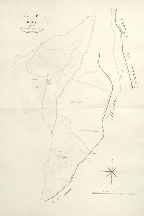 section B de Raux, 2ème feuille