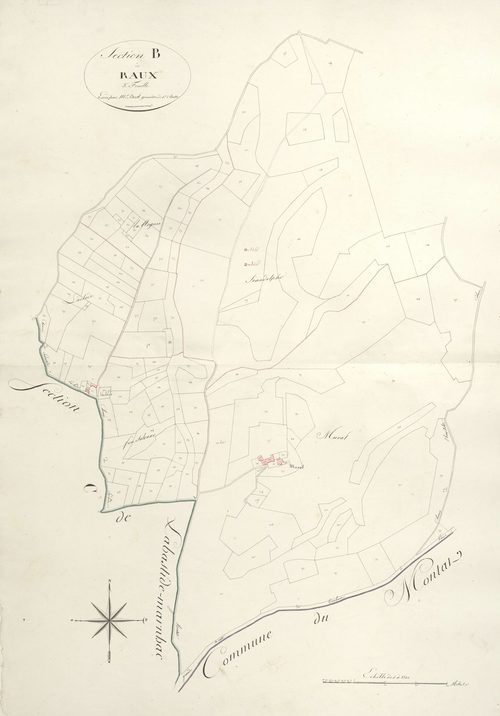 section B de Raux, 3ème feuille