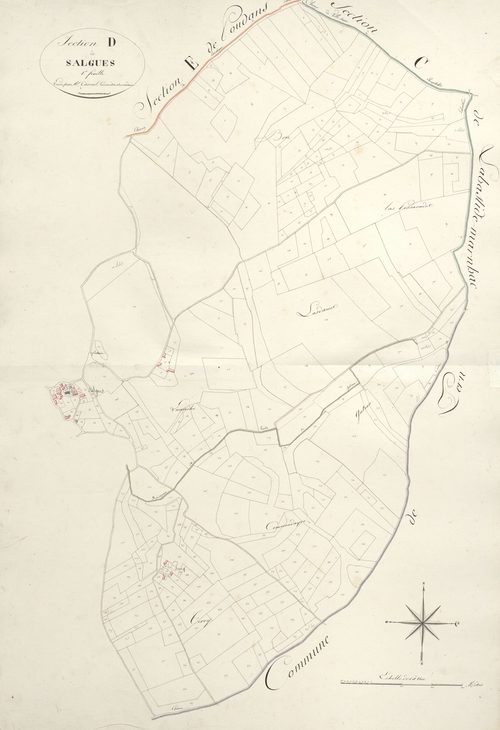 section D de Salgues, 1ère feuille