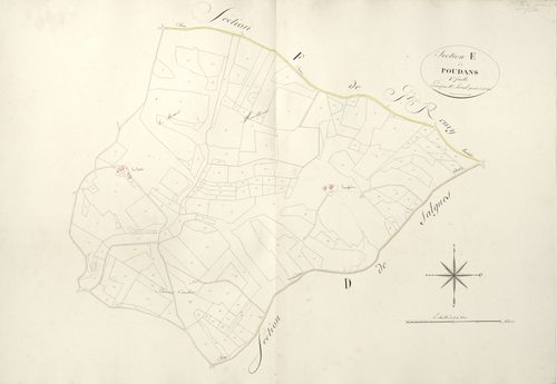 section E de Poudans, 2ème feuille