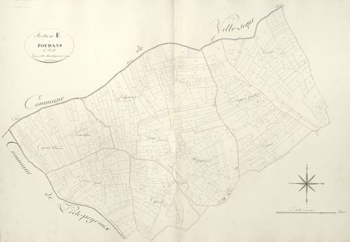 section E de Poudans, 4ème feuille
