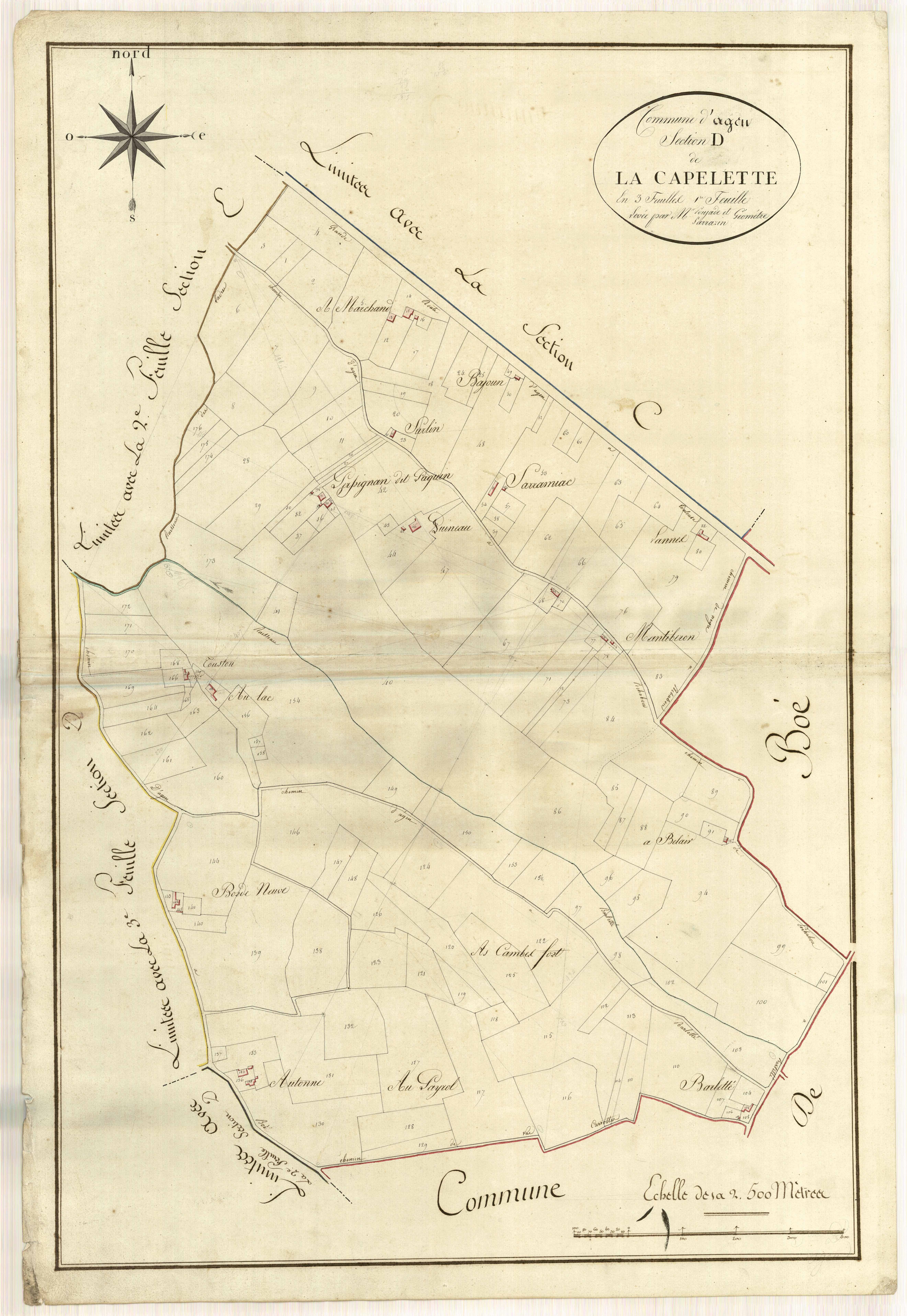 Plan primitif, atlas-D1, Agen