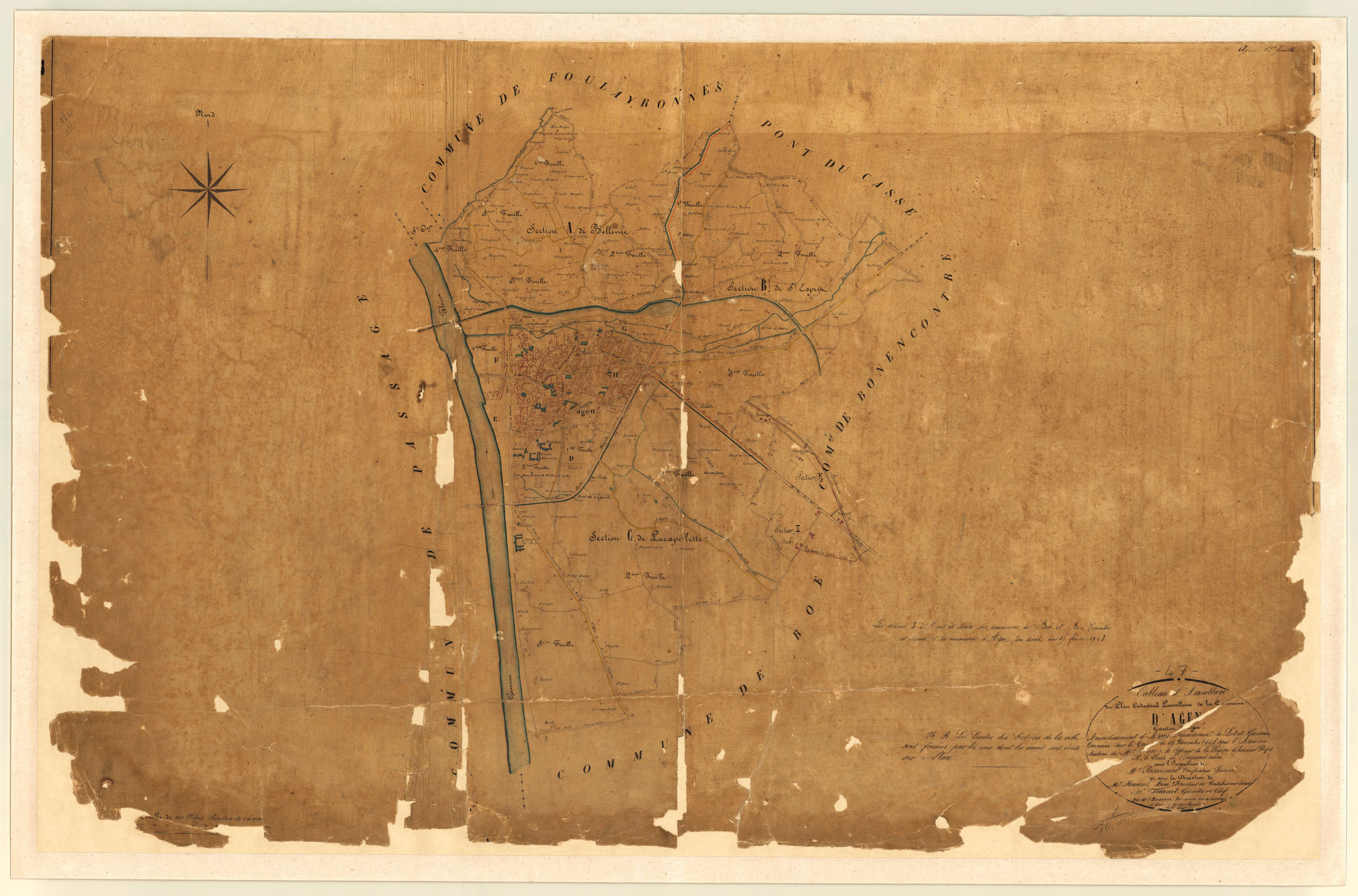 Plan napoléonien-TA, Agen