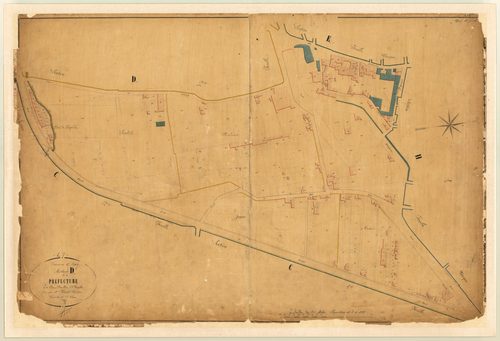 Plan napoléonien-D1 Préfecture, Agen
