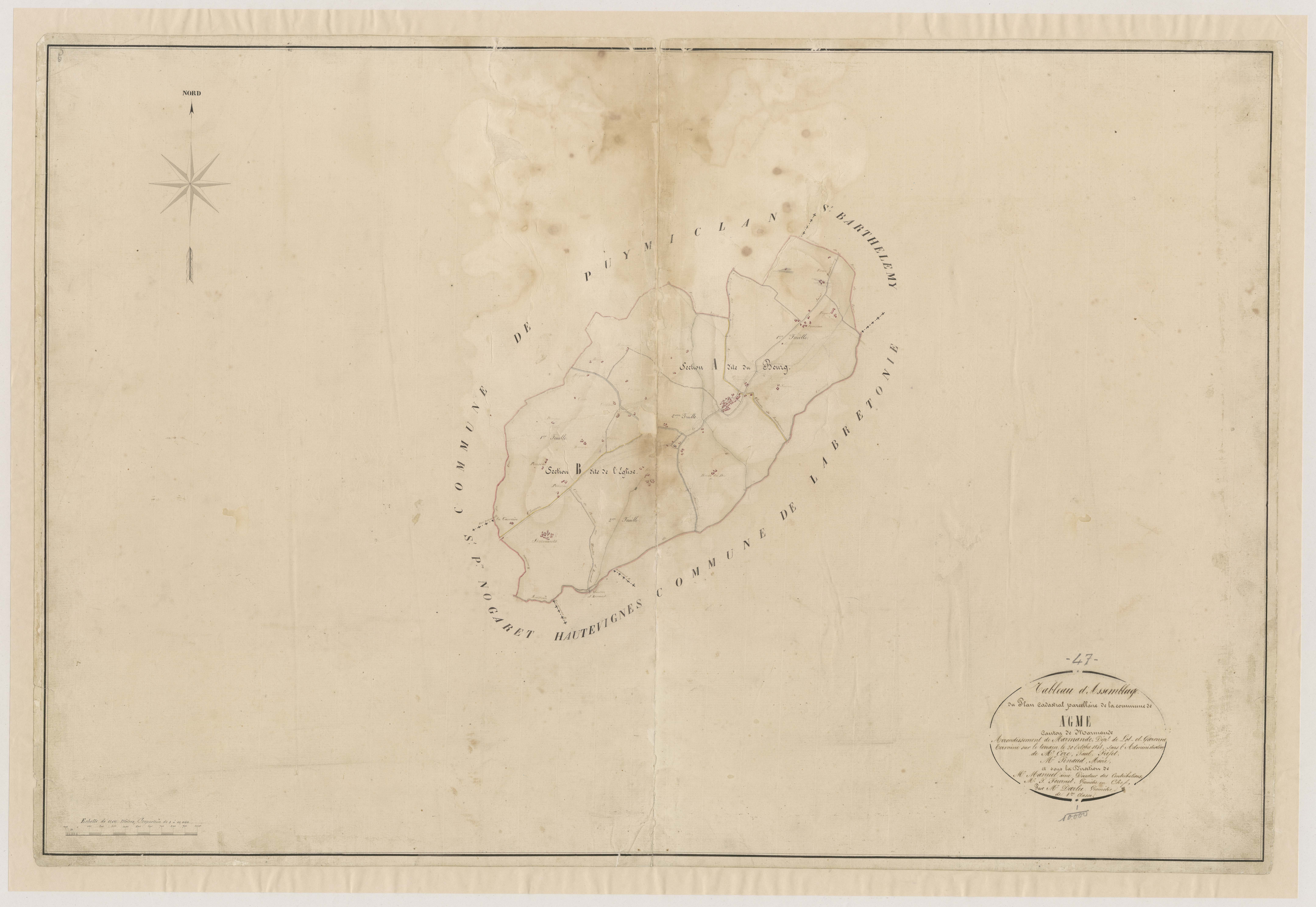 Plan napoléonien-TA, Agmé