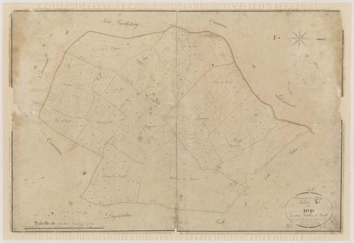 Plan napoléonien-A1 Le Bourg, Agmé