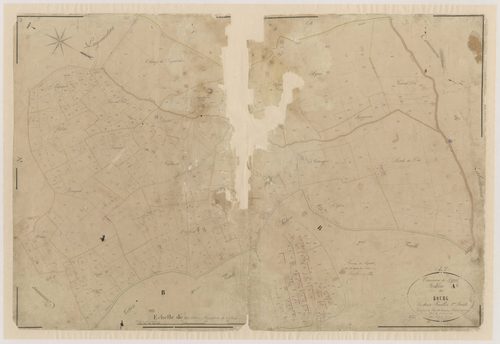 Plan napoléonien-A2 Le Bourg, Agmé