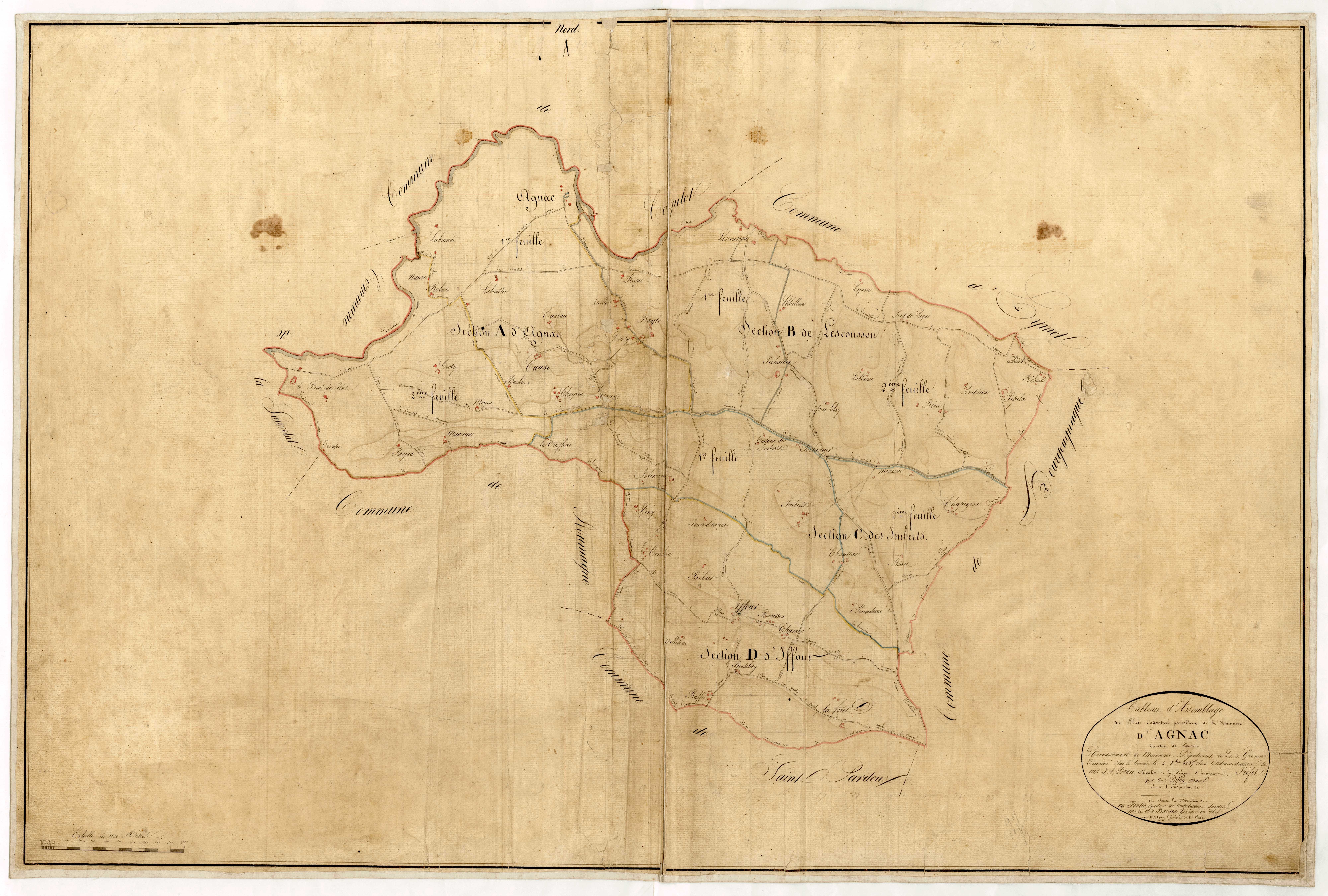 Plan napoléonien-TA, Agnac