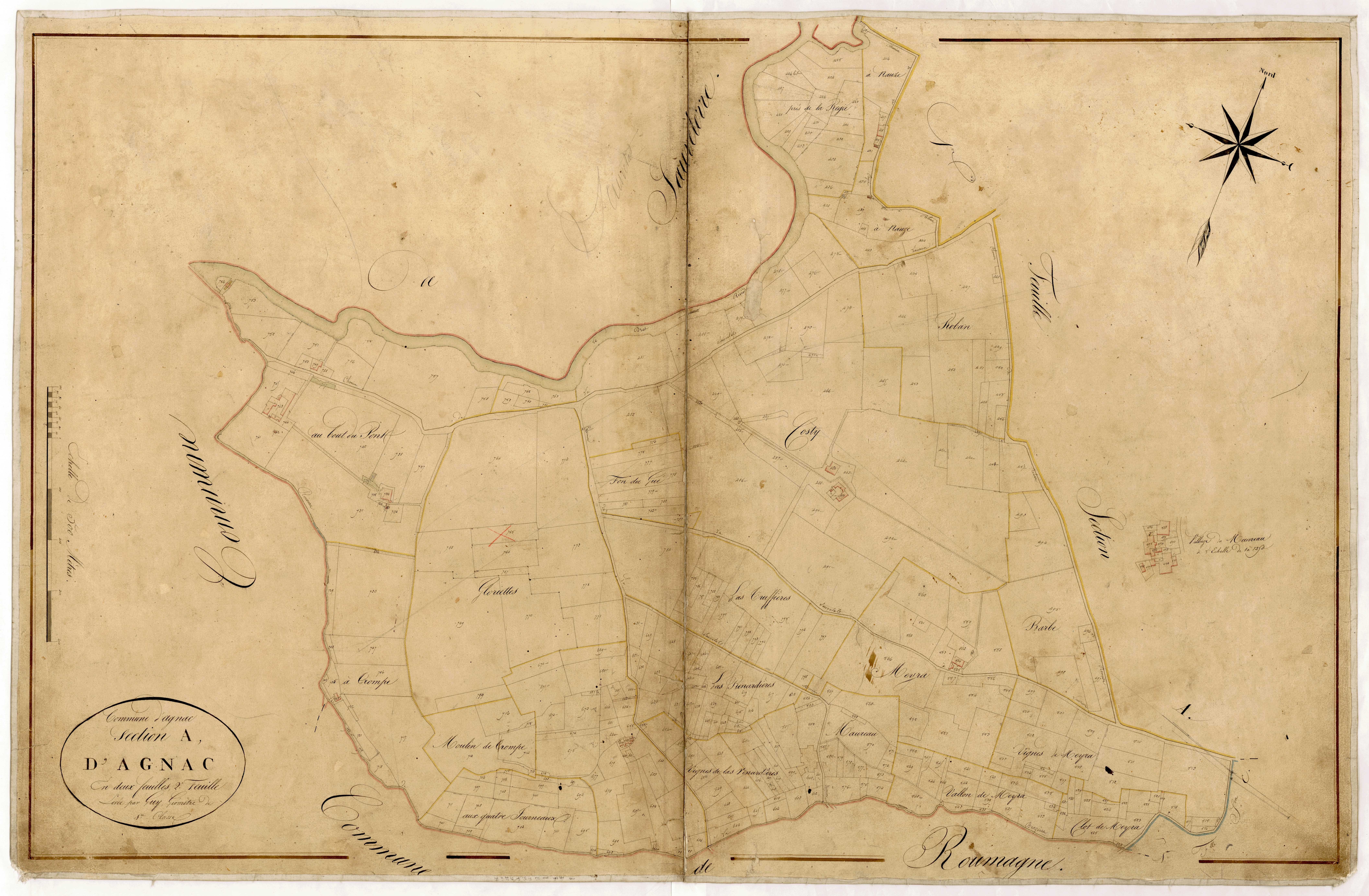 Plan napoléonien-A2 Agnac, Agnac