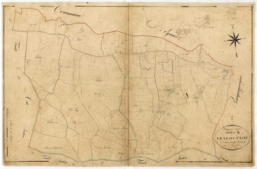 Plan napoléonien-B2 Lescoussou, Agnac