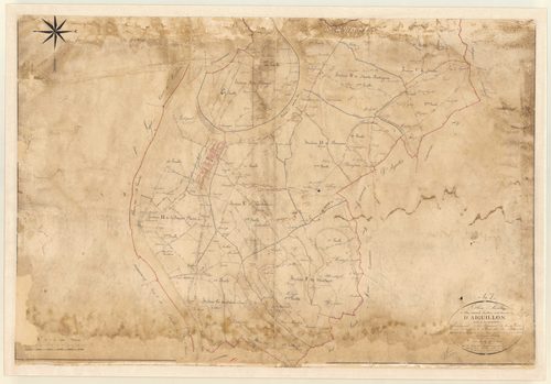 Plan napoléonien, feuille préparatoire-TA, Aiguillon
