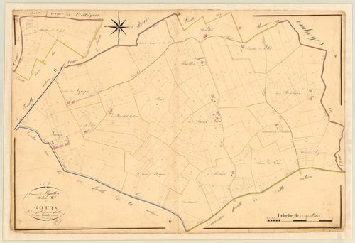 Plan napoléonien, atlas-C1 Gouts, Aiguillon