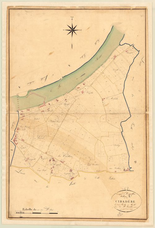 Plan napoléonien, atlas-E1 Cibadère, Aiguillon