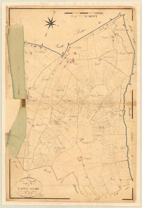 Plan napoléonien, atlas-G1 Saint-Côme, Aiguillon
