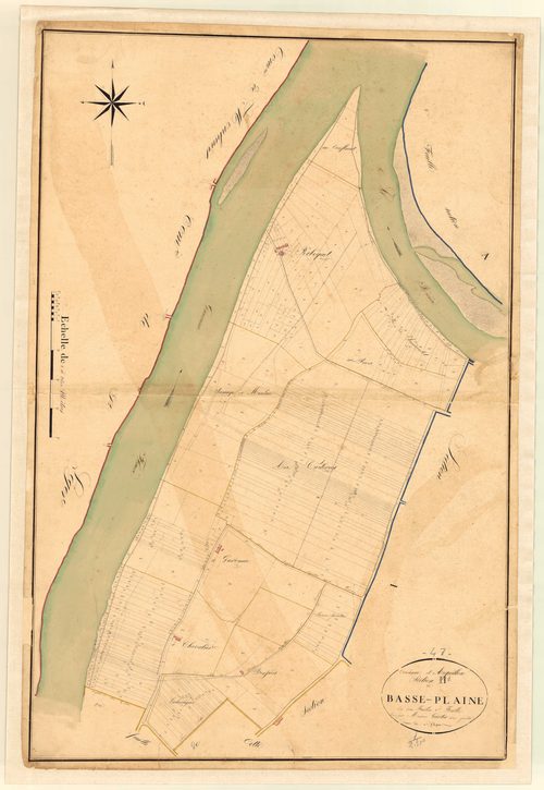 Plan napoléonien, atlas-H1 Basse-Plaine, Aiguillon