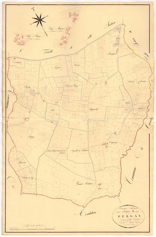 Plan napoléonien, atlas-A2 Pergay, Allemans-du-Dropt