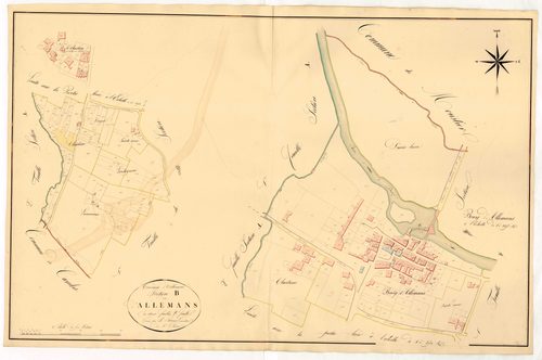 Plan napoléonien, atlas-B2 Allemans, Allemans-du-Dropt
