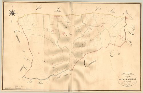 Plan napoléonien, atlas-B Pech-Lambert, Allez-et-Cazeneuve